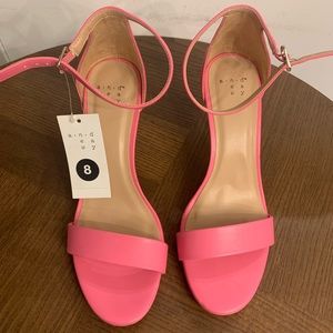 A New Day Hot Pink Strapped Heel
